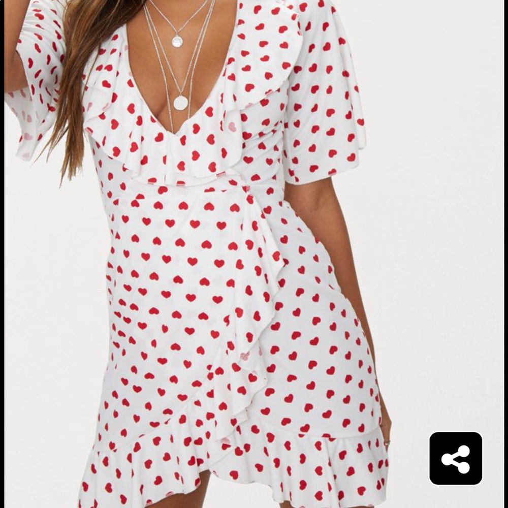 PLT ruffle wrap dress
